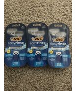 3X BIC Easy Rinse Men&#39;s Disposable 4-Blade Razors 2 in Package - €8,57 EUR