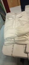 AA Mills RN136482 71-1/8&quot; x 35-1/2&quot; Long White 100% Cotton Beach Towels - £34.13 GBP