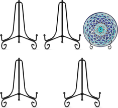 4 Pack Plate Stands for Display,Plate Holder 6 '',Picture Frame Stand - $10.67