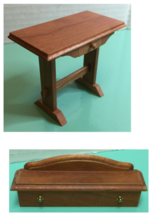 Choice Miniature Wood Furniture TABLE, DESK, Dresser Top in Dollhouse 1:... - £20.70 GBP+