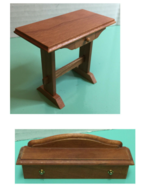 Choice Miniature Wood Furniture TABLE, DESK, Dresser Top in Dollhouse 1:... - $25.99+