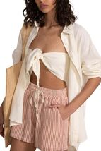 Gottex Beach Life Resort Red Drawstring Swimsuit Coverup Summer Women L - $207.53 MXN Gottex Beach Life Resort Red Drawstring Swimsuit Coverup Summer Women L - $207.53 MXN