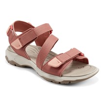 New Easy Spirit Pink Leather Comfort Wedge Sandals Size 8 W Wide $79 - £38.36 GBP