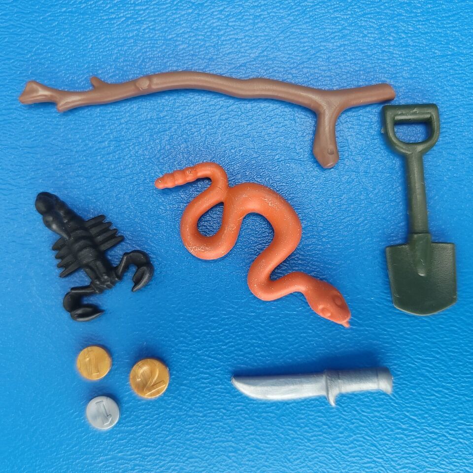 Primary image for Playmobil Pirate Replacement Accessories Parts Scorpion Snake Knife Shovel Coins