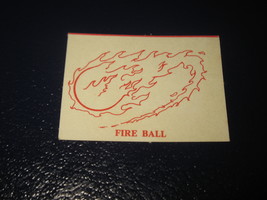 1980 TSR D&amp;D: Dungeon Board Game Piece: Spell Card : Fire Ball - $1.00