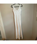 Dress the Population Sequin Dress White Gown Small Retail $328 Prom Danc... - $1,842.07 MXN