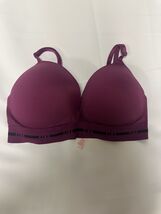 Victoria's Secret Pink Wear Everywhere Wireless Push-Up Bra 34DD Fuschia... - $19.79