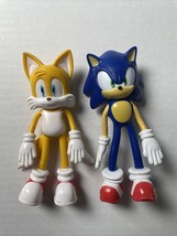 Sonic The Hedgehog Bendems &quot;Tails&quot; &amp; “Sonic”Bendable Poseable Collectable Sega - £8.49 GBP