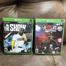 MLB The Show 21 &amp; RBI21 Baseball Microsoft Xbox X Games 2 Pack New - £7.39 GBP