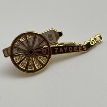 Texas Jaycees Cannon Club Organization State Jaycee Lapel Hat Pin Pinback - $7.95