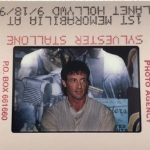 1995 Sylvester Stallone at Planet Hollywood Celebrity Transparency Slide  #2 - £7.41 GBP
