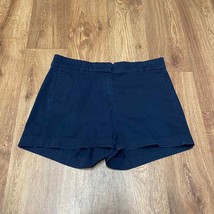 J.Crew Womens Solid Navy Blue Chino Shorts 3.5&quot; Inseam Size 2 XS Casual ... - £18.99 GBP