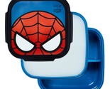 X Marvel Spider-Man Bento Box And Ice Pack - 3 Compartment Lunch Box, Di... - $39.99