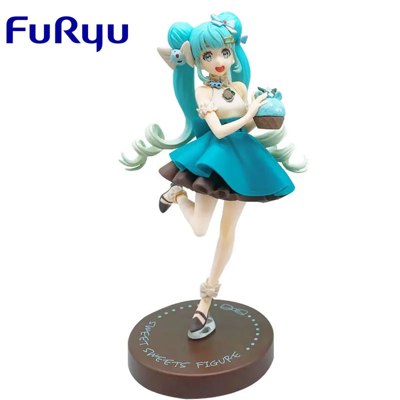 FuRyu Original VOCALOID Hatsune Miku Mint Chocolate Anime Action Figures Toys - £38.52 GBP
