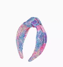 Lily Pulitzer Knotted Satin Headband” Splashdance” NWT - $24.74