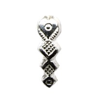 Ethnic Vertical Sterling Silver nose stud Indian Nose ring Push Pin - £8.33 GBP