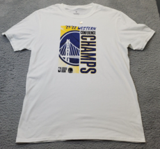 Golden State Warriors Fanatics Tee Shirt Basketball Unisex XL White Shor... - $343.25 MXN