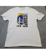 Golden State Warriors Fanatics Tee Shirt Basketball Unisex XL White Shor... - $343.25 MXN
