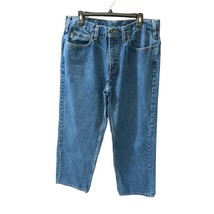 Carhartt Mens Size 36x32 Jeans Relaxed Fit Straight LEg Medium Wash B460... - £15.65 GBP