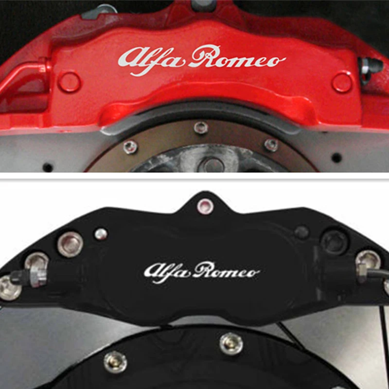 Automobile 4pcs For Alfa Romeo Hi - Temp Cast Vinyl Ke Caliper Decals Stickers - $72.17