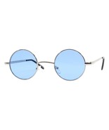 Kleine Runde Sonnenbrille Perfekt Kreis Silberrahmen Farbe Linse Unisex ... - $20.01 CAD