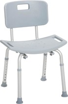 Drive Medical Rtl12202Kdr Shower Chair With Back, Adjustable Stool With,... - $41.95