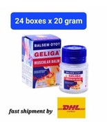 Geliga Muscular Balm Neck Muscle Back Joint Pain warm up 24x 20g shipmen... - $148.80 CAD