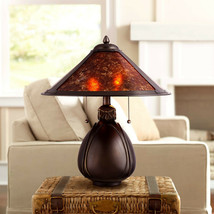 Mission Craftsman Mica and Bronze Table Lamp - New! - £223.44 GBP