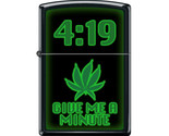 Zippo Lighter - Give Me a Minute Black Matte - 856185 - $33.10
