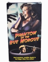 Vintage VHS Horror Movie Phantom Of The Rue Morgue 1995 - £8.68 GBP