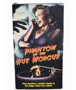 Vintage VHS Horror Movie Phantom Of The Rue Morgue 1995 - £8.52 GBP
