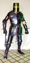 Full Size Knight Templar Armor Suit Life Size Battle-Ready Plate Armor Suit - £887.07 GBP