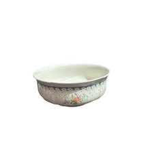 Villeroy &amp; Boch Romantica 7.5 inch Round Vegetable Bowl Blue Orange Floral - $27.71