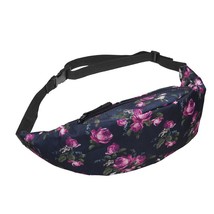 New Colorful Waist Pack For Men Fanny Pack Style Bum Bag Roses Women Money Belt  - £10.37 GBP