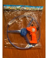 Pull and Launch Lighted Spinner Toy Blue (Taped Package) *NEW* oo1 - £6.13 GBP