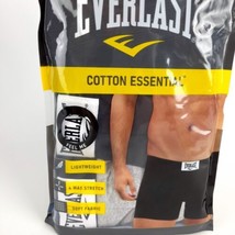 Everlast Mens Boxer Briefs 3 Pack Cotton Blend Stretch Navy Grey Black Medium - £19.70 GBP