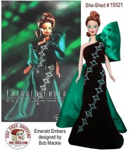 Emerald Embers Barbie Vintage 1997 Jewel Essence Barbie 15521 by Mattel NIB - £39.92 GBP
