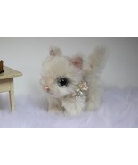Teddy kitten/Kitty/Cat/White plush cat/Collectible cat toy/White kitten/... - $212.20 CAD