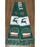 Stumble Christmas Holiday Scarf Green White 6x50 Smirnoff Bud Light Beer  - $17.77