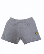 LYLE &amp; SCOTT Junior Lässige Shorts Sweat Solide Grau Größe 12M LSC0692 - £24.85 GBP