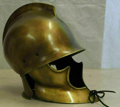 Medieval Larp Helmet Greek Roman Spartan Corinthian Cosplay Antique x-mas gift - £135.61 GBP