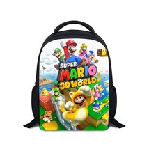 12 Inch Cartoon Mario Kindergarten School Bag Toddler Bag Bookbag Girls Boys  Pr - £25.50 GBP