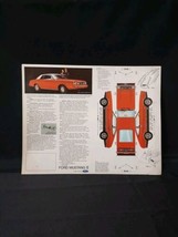 1974 Ford Mustang II Sales Promo With Pop Up Fold Out Folding Car 3D Model - £14.68 GBP