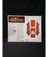 1974 Ford Mustang II Sales Promo With Pop Up Fold Out Folding Car 3D Model - $18.49