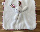 Vera Bradley White Bunny Rabbit Plush Lovey Security Blanket Lilli Bell ... - $40.84