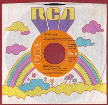 Dickey Lee 45 RPM Ashes of Love / A Kingdom I Call Home - RCA 74-0710 (1972) - £9.79 GBP