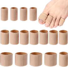 16 Pcs Toe Cushion Tube Sleeves Soft Gel Corn Pad Protectors for Cushion... - $10.67