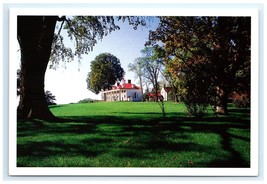 Vintage Mount Vernon Mansion Landscape View Trees Autumn Postcard - $5.95