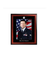 8x10 Personalize Portrait Picture Frame Matted Photo Plaque Military Arm... - $150.90 CAD