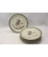 We Can Build a Snowman Dinner Plates Christmas 10-1/4&quot; Lot of 7 Xmas - $48.15 CAD